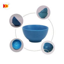 The factory customized decorative kitchenware ceramic blue bowls